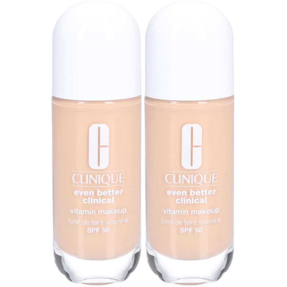 Zwei Flaschen Clinique Even Better Vitamin Makeup in der Farbe Light Cool 3.