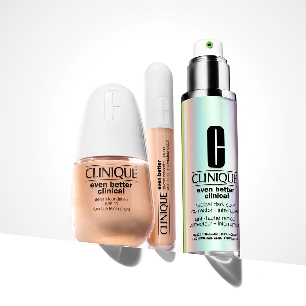 CLINIQUE Even Better™ Serum Foundation, Concealer und Dark Spot Corrector.