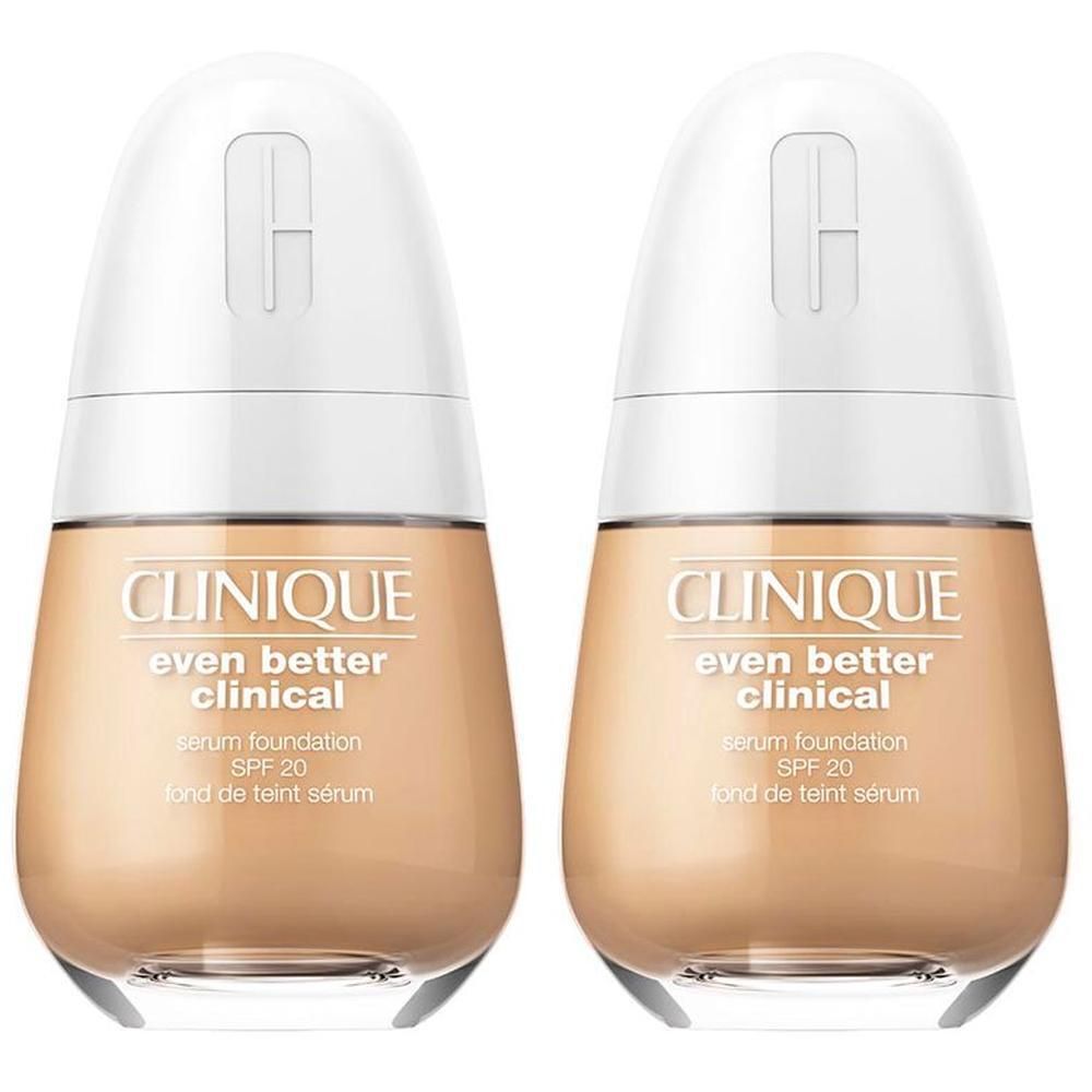 Zwei Flaschen CLINIQUE Even Better Clinical Serum Foundation LSF 20.