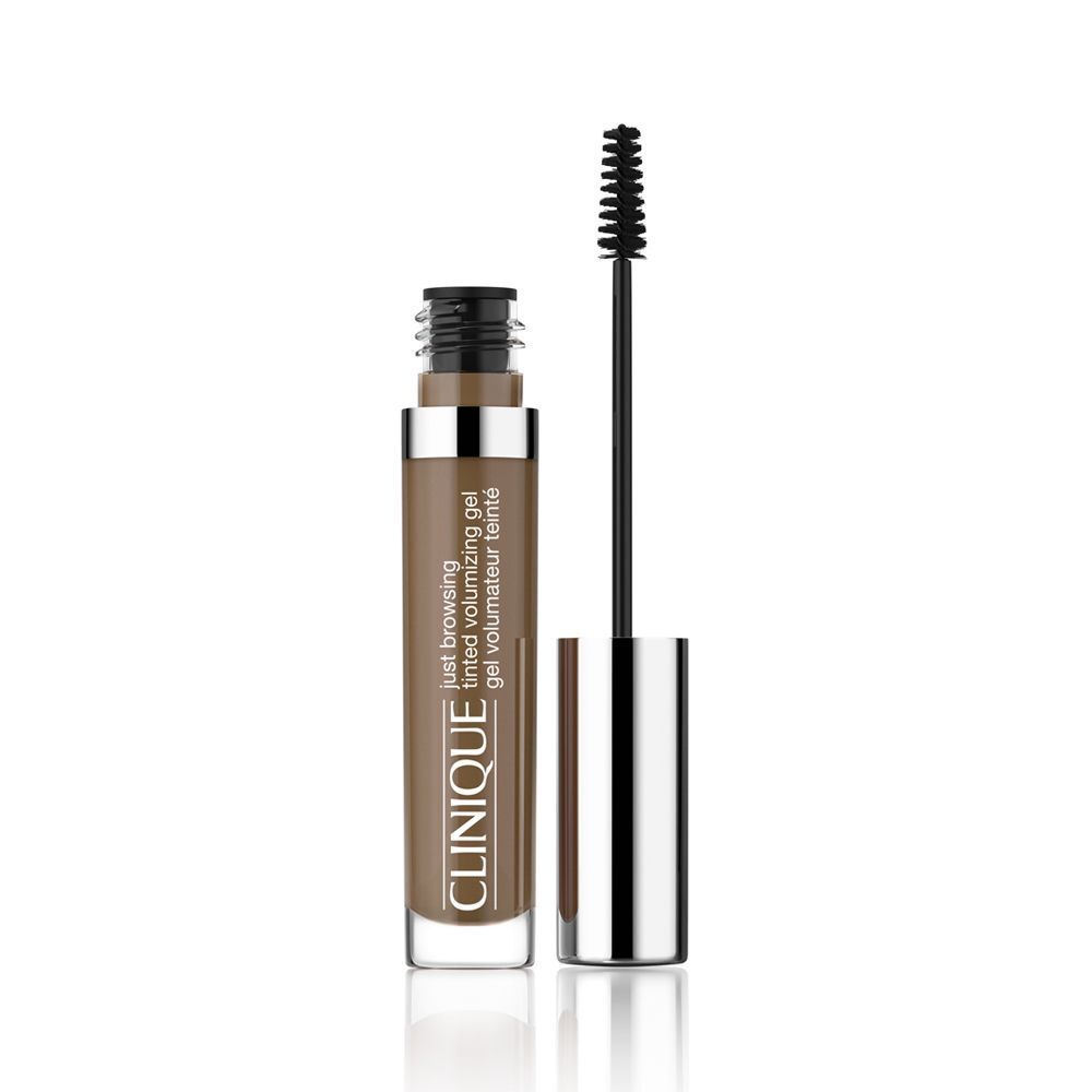 Ein Clinique Just Browsing™ getöntes Volumizing Gel mit Applikator.