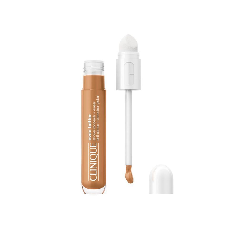 CLINIQUE Even Better™ All-Over Concealer + Eraser, 10 WN114, geöffnet mit Applikator.