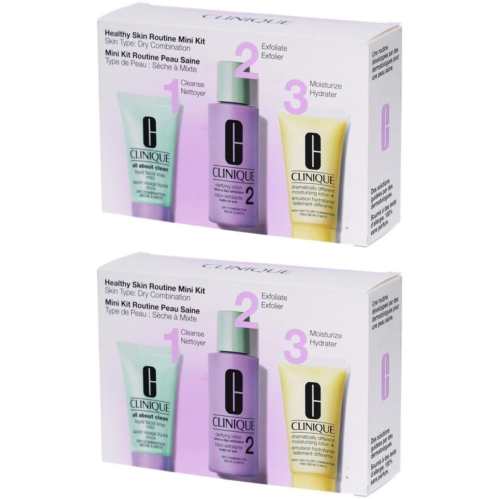 Clinique Healthy Skin Routine 3 Step Type 2 3st Kit x2 2x1 St Set