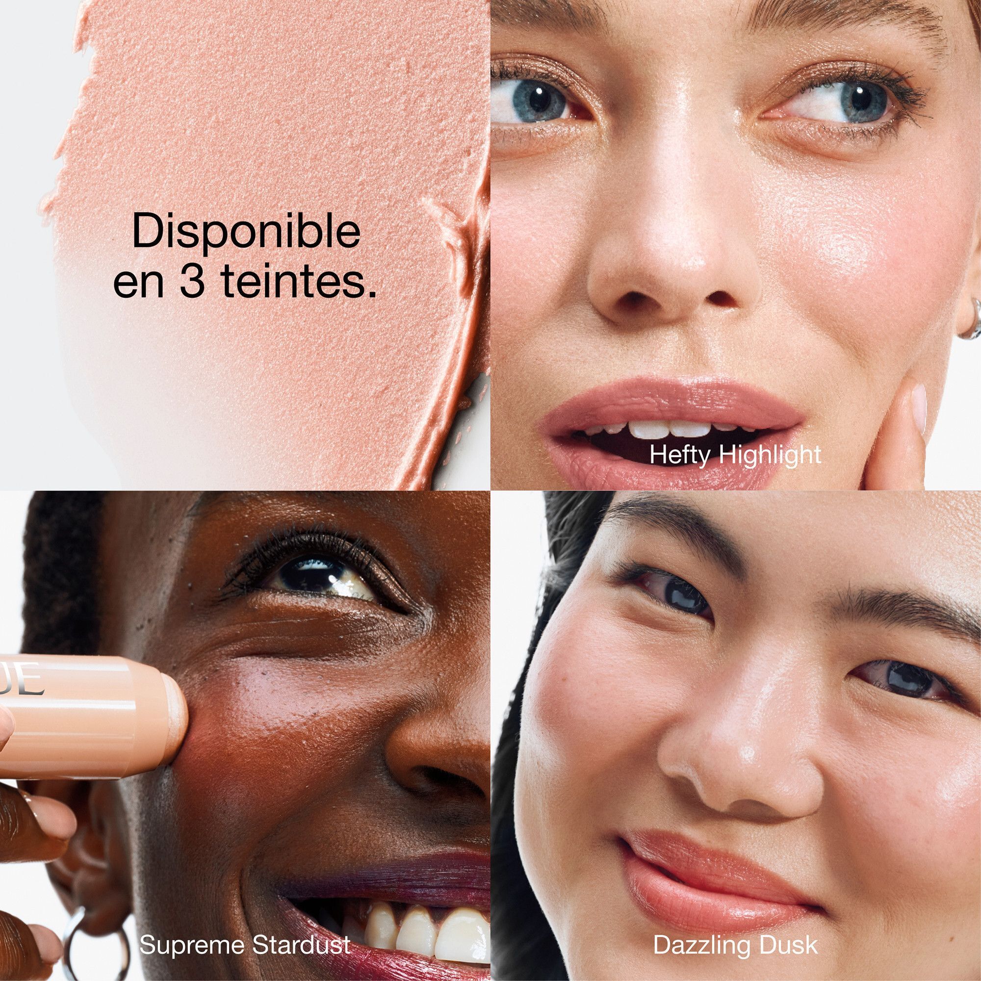 Bronzefarbener Swatch des CLINIQUE Chubby Stick Sculpting Highlight in Dazzling Dusk.