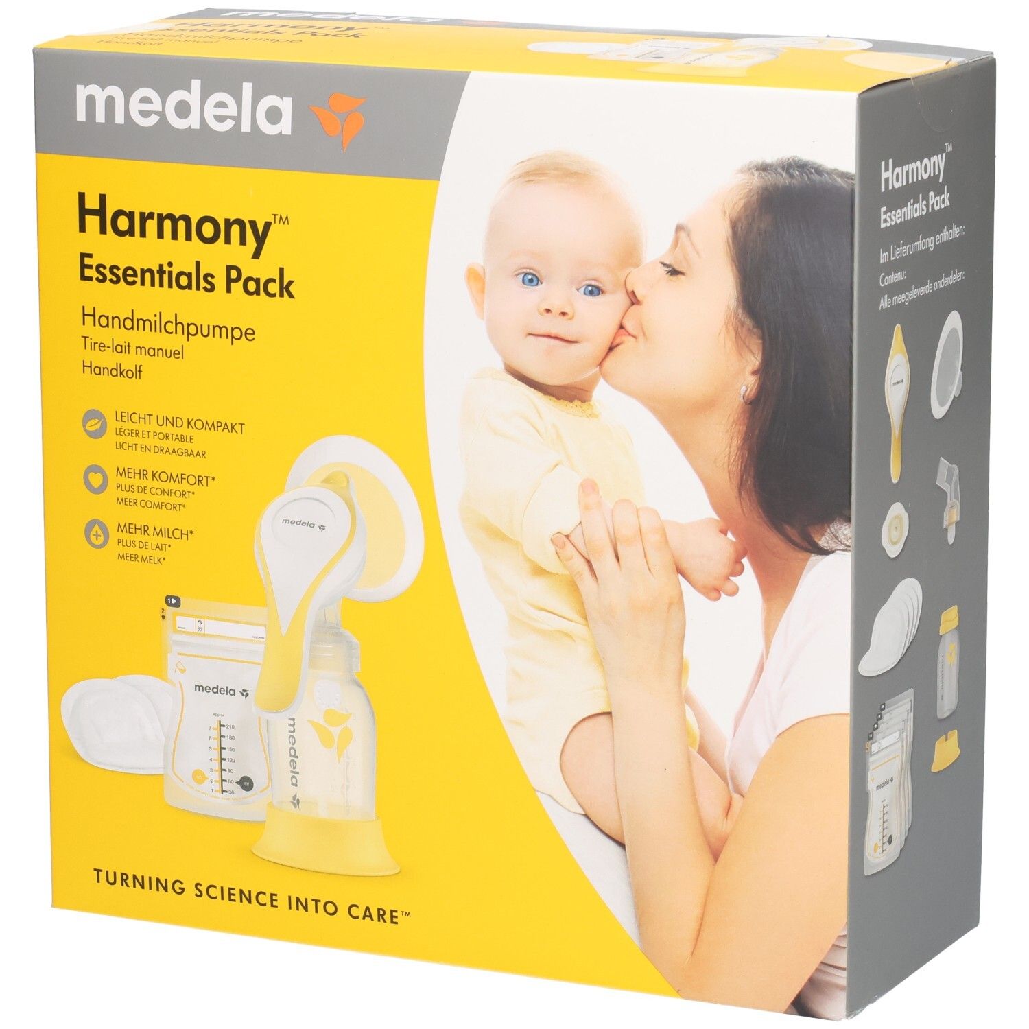 Medela Harmony Essentials Pack – Set für die manuelle Milchpumpe