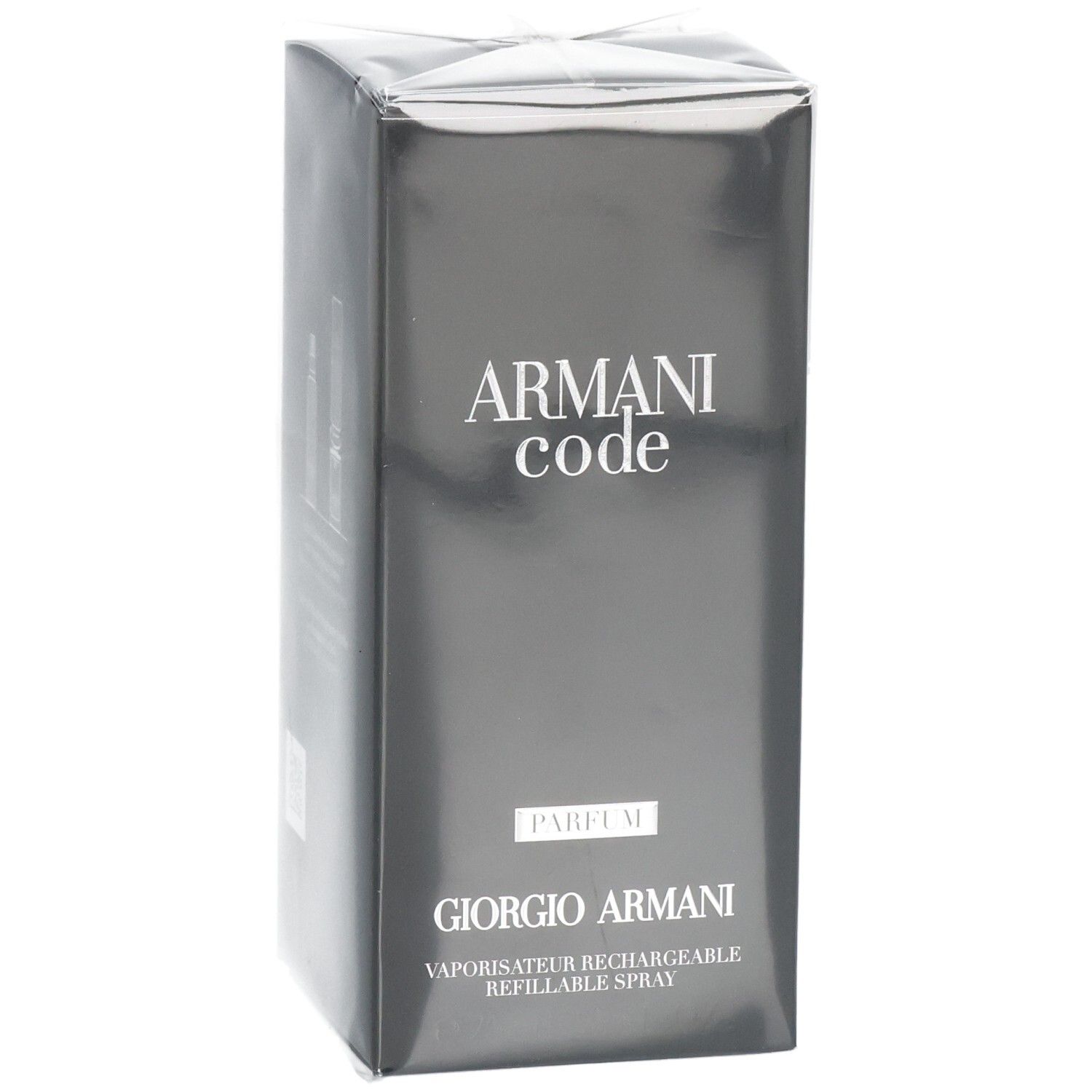 Giorgio Armani Armani Code Parfum, nachfüllbarer Zerstäuberspray-Karton.