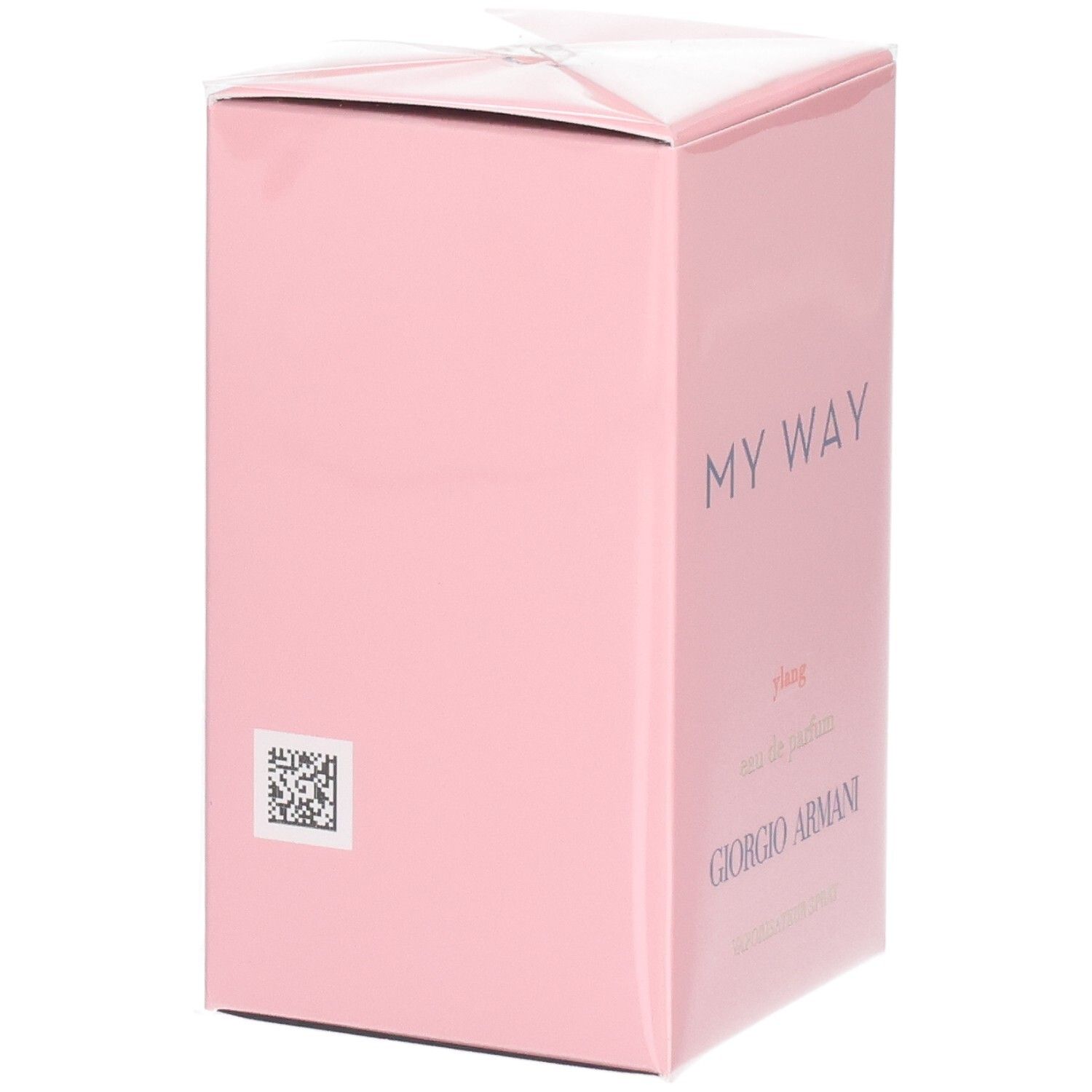 Giorgio Armani My Way Ylang Eau de Parfum 50ml Verpackung mit QR-Code.