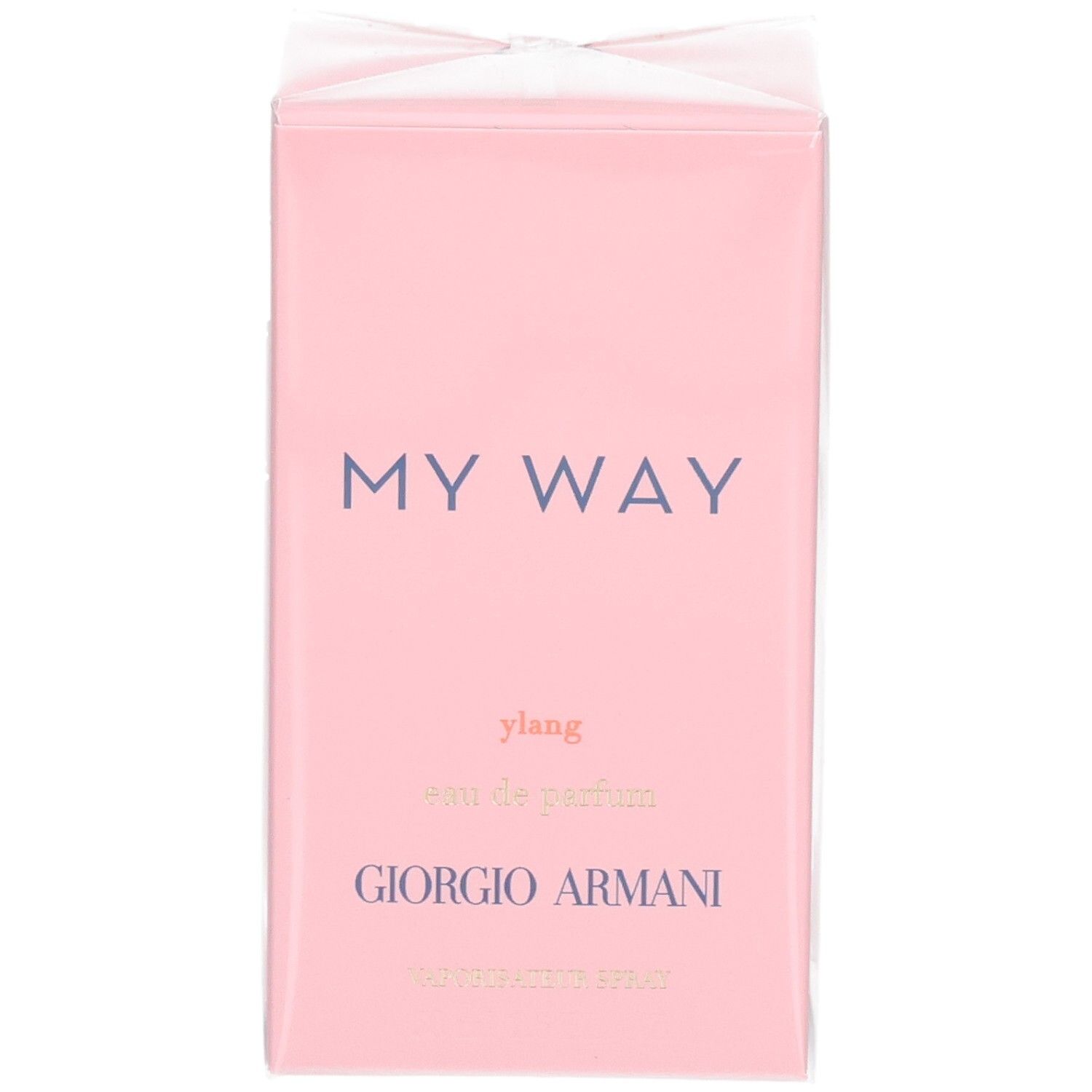 Vorderseite der Giorgio Armani My Way Ylang Eau de Parfum 50ml Verpackung.