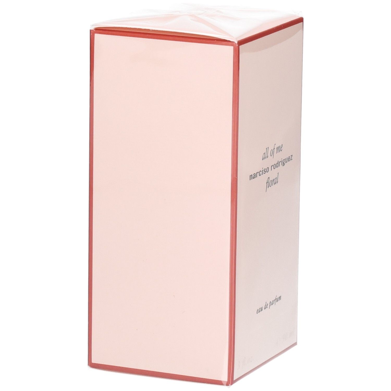 Verpackung von Narciso Rodriguez All of Me Eau de Parfum Florale, Rückseite.