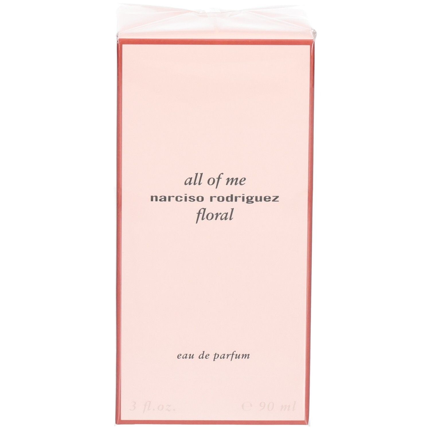 Verpackung von Narciso Rodriguez All of Me Eau de Parfum Florale, Vorderseite.