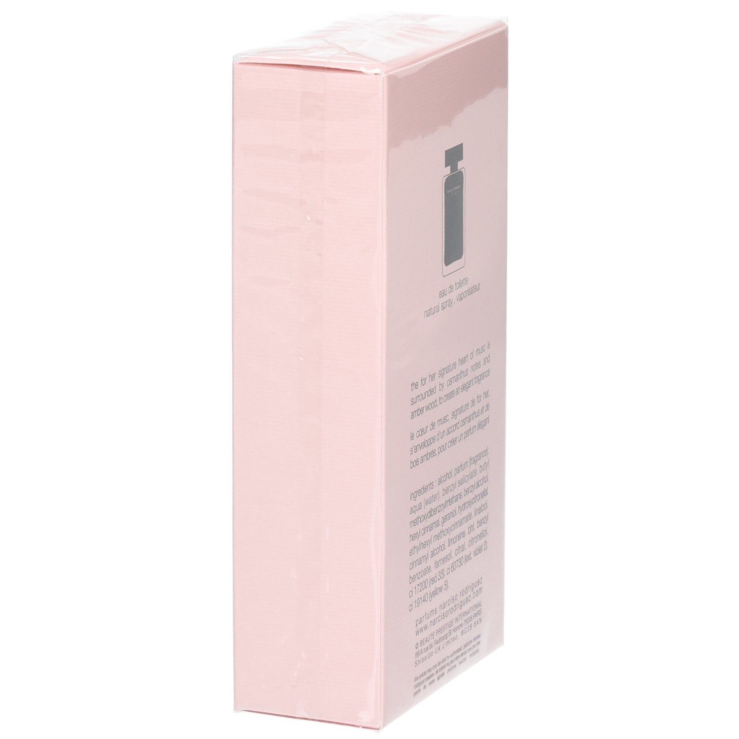 Narciso Rodriguez For Her Eau de Toilette, 100 ml, schräge Ansicht.