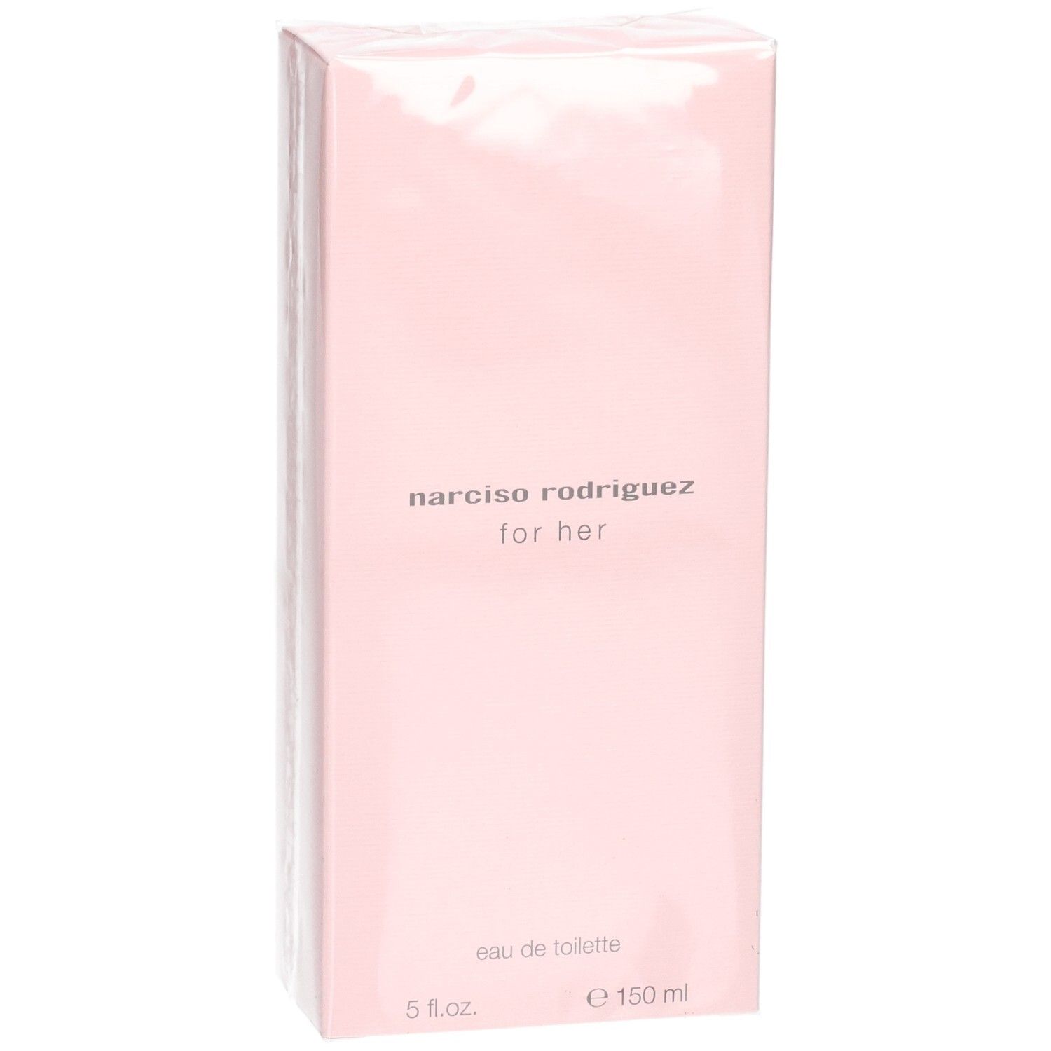 Narciso Rodriguez For Her Eau de Toilette, rosa Verpackung, 150ml.