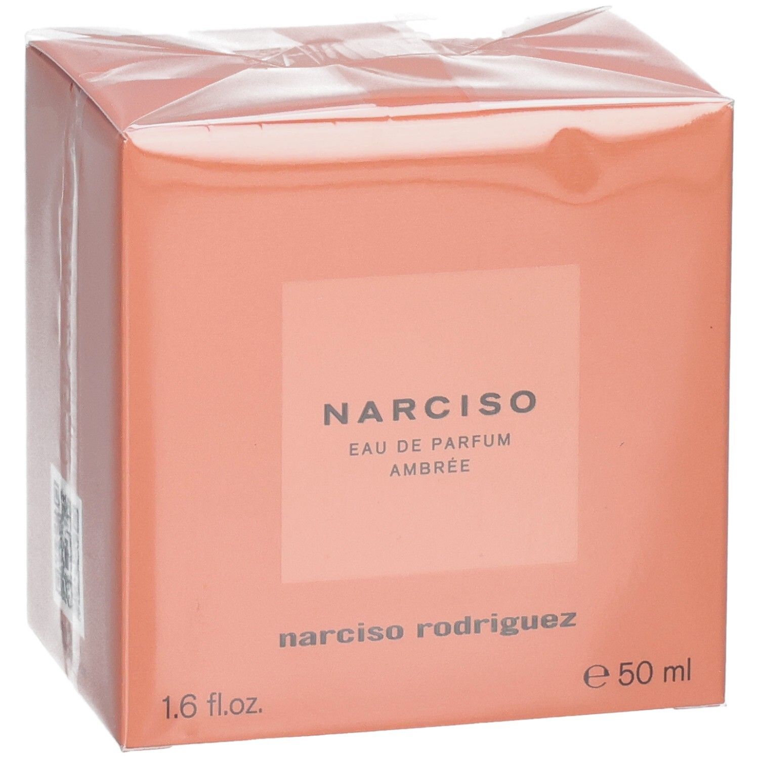 Verpackung von Narciso Rodriguez Eau de Parfum Ambrée, 50 ml.