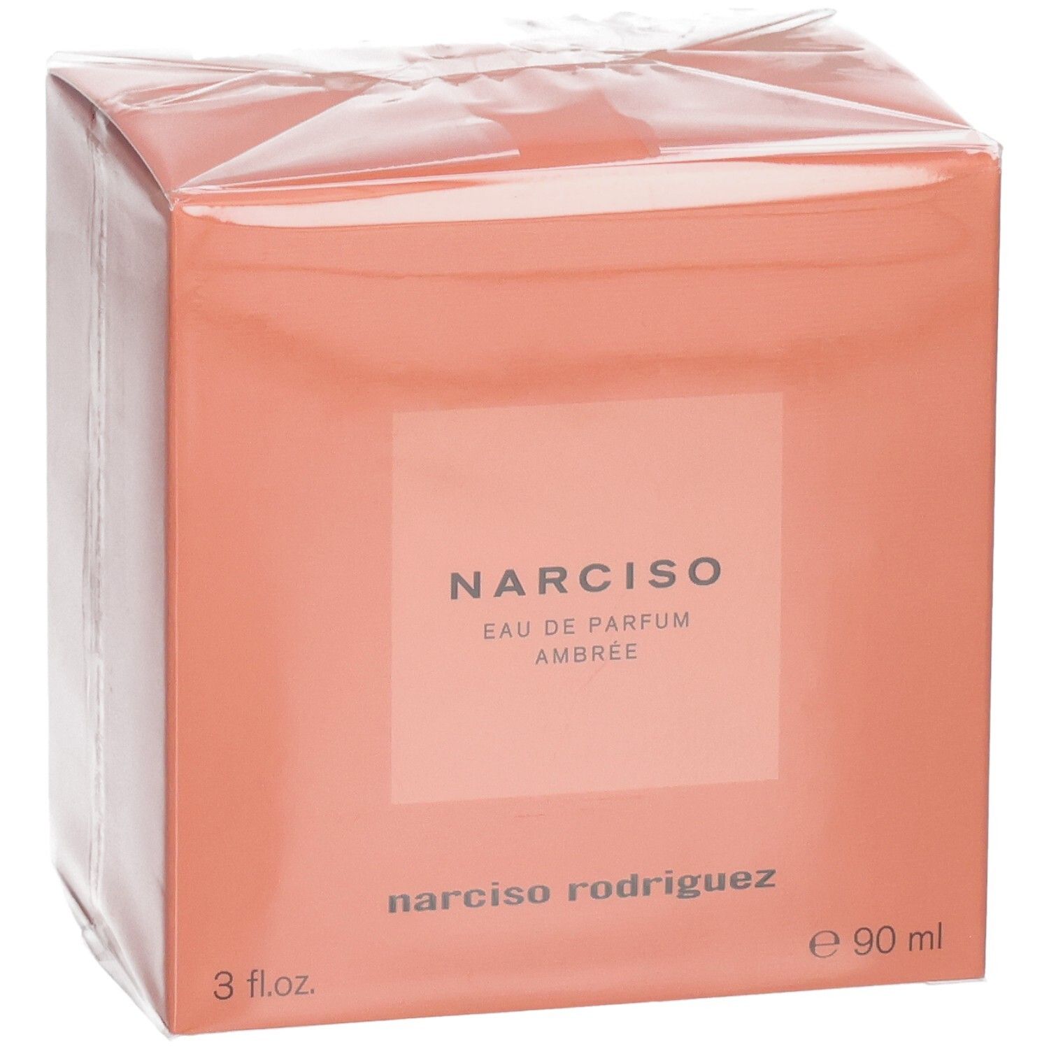 Verpackung von Narciso Ambrée Eau de Parfum Natural Spray, 90 ml.