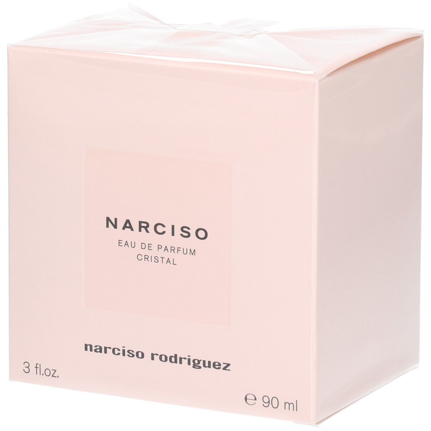Verpackung von Narciso Cristal Eau de Parfum, 90 ml.