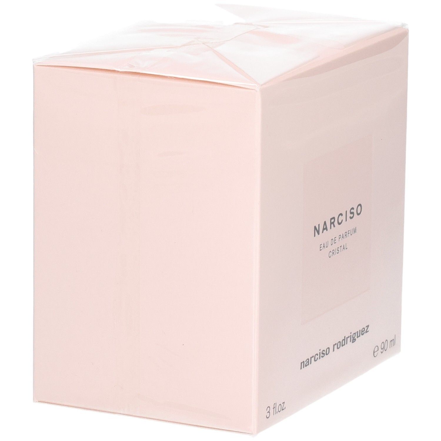 Verpackung von Narciso Cristal Eau de Parfum, 90 ml.
