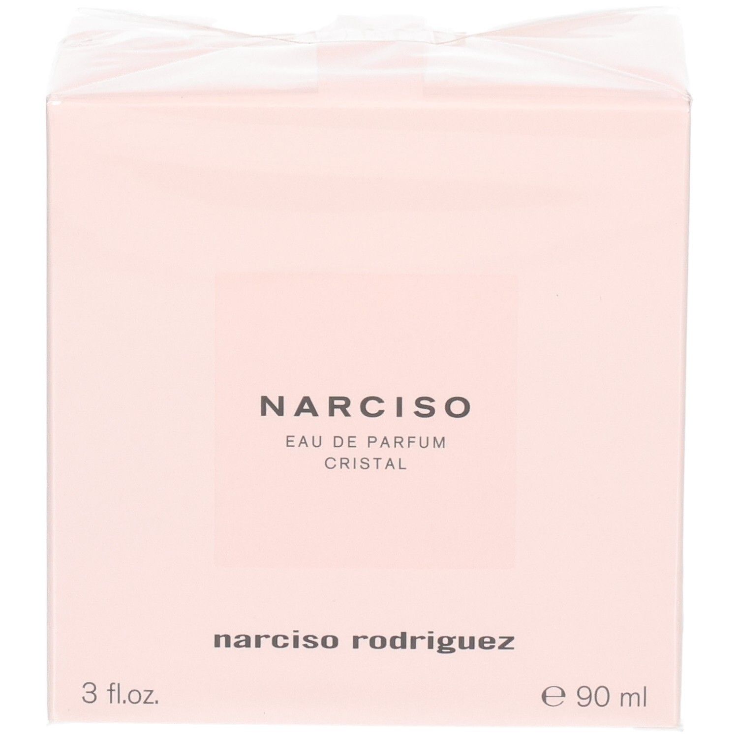 Verpackung von Narciso Cristal Eau de Parfum, 90 ml.