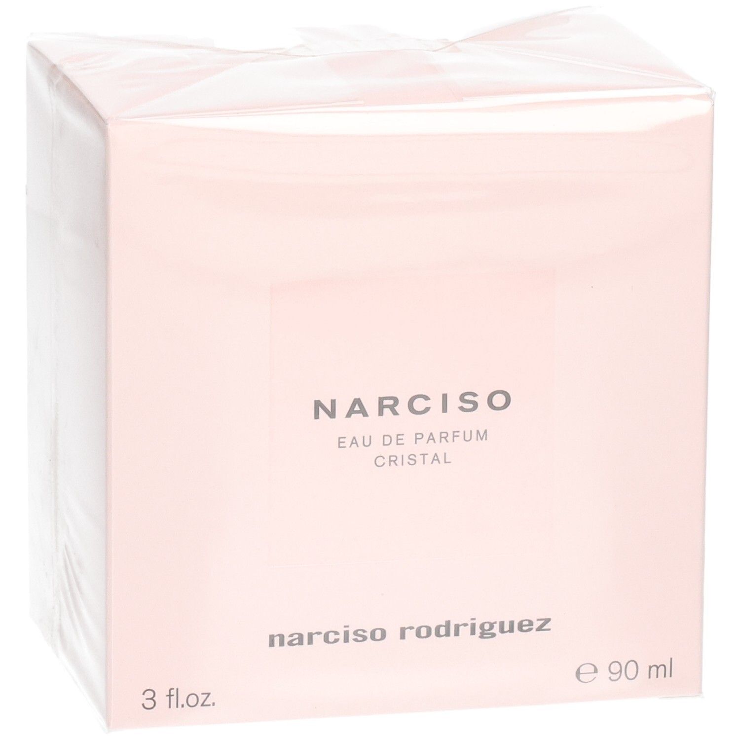 Verpackung von Narciso Cristal Eau de Parfum, 90 ml.