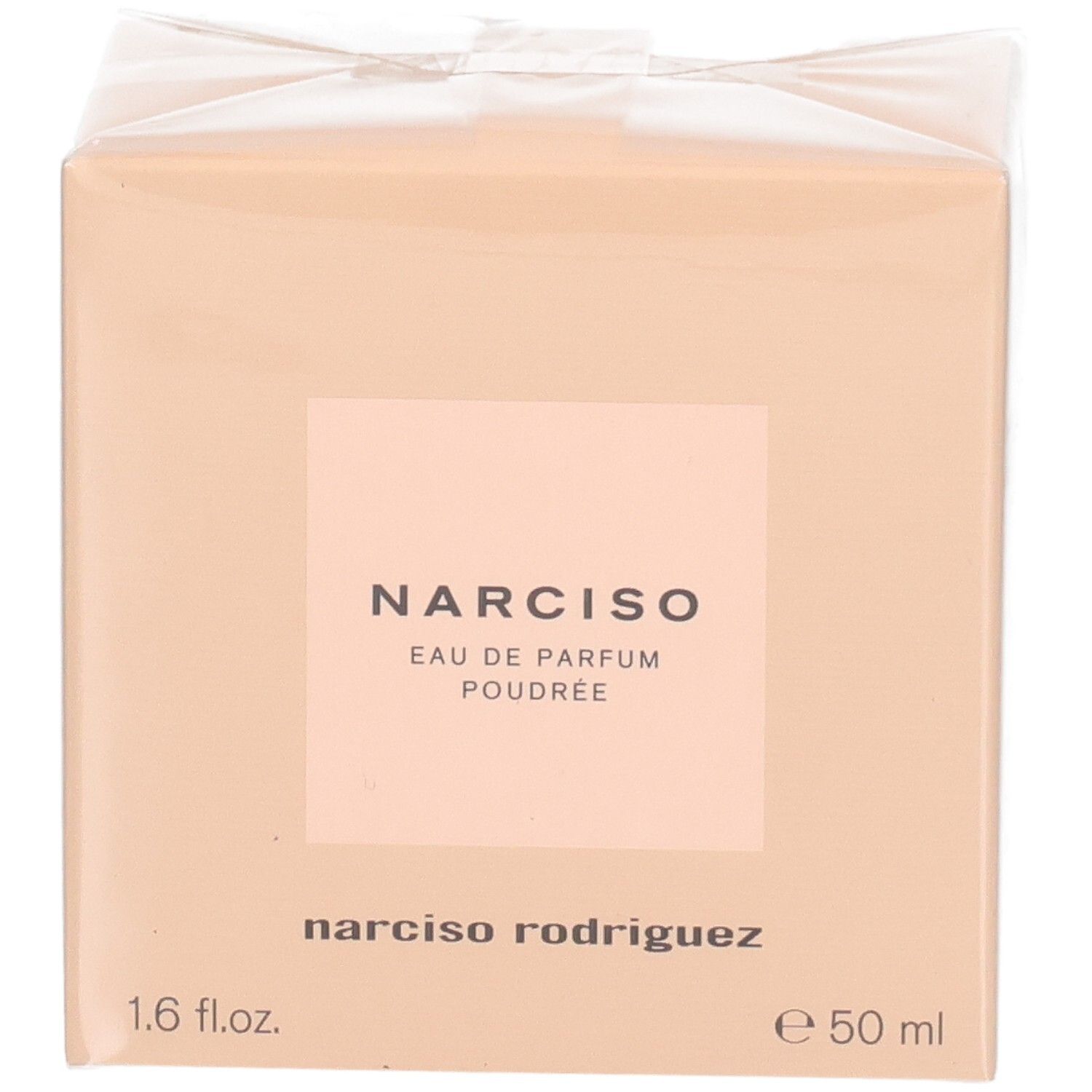 Verpackung von Narciso Rodriguez Narciso Poudrée Eau de Parfum, 50 ml.