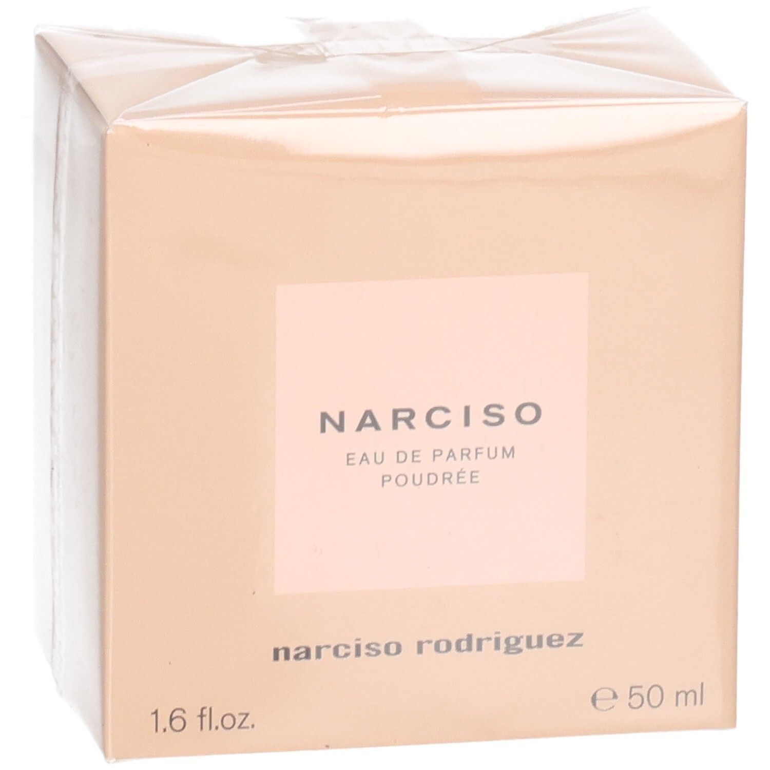 Verpackung von Narciso Rodriguez Narciso Poudrée Eau de Parfum, 50 ml.