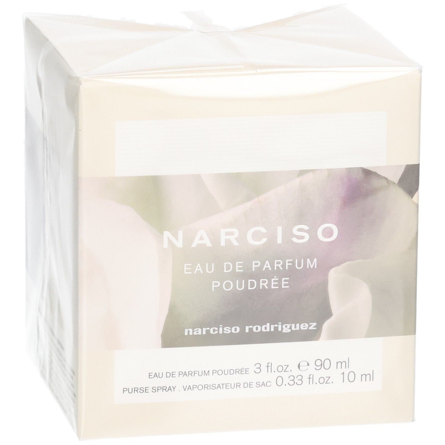 Narciso Eau de Parfum Poudrée 90 ml Umverpackung.