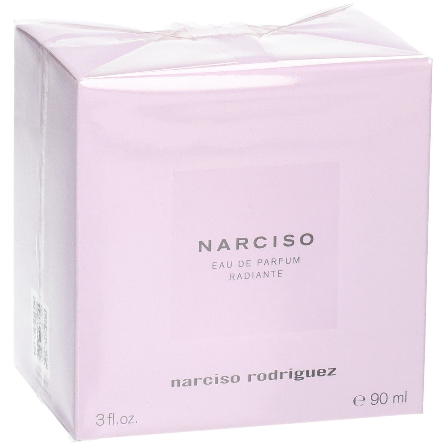 Verpackung von Narciso Eau de Parfum Radiante, 90 ml.