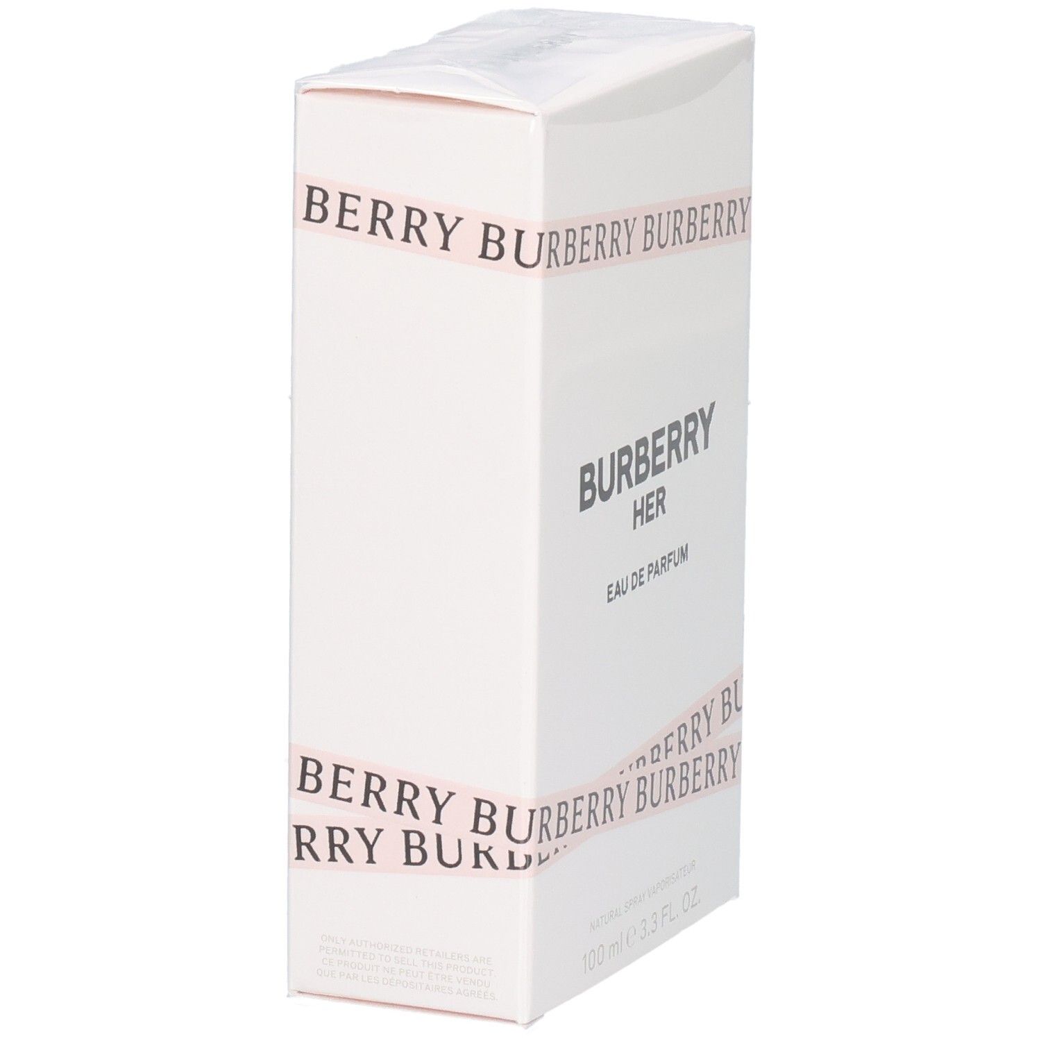 Verpackung von Burberry Her Eau de Parfum, 100 ml.