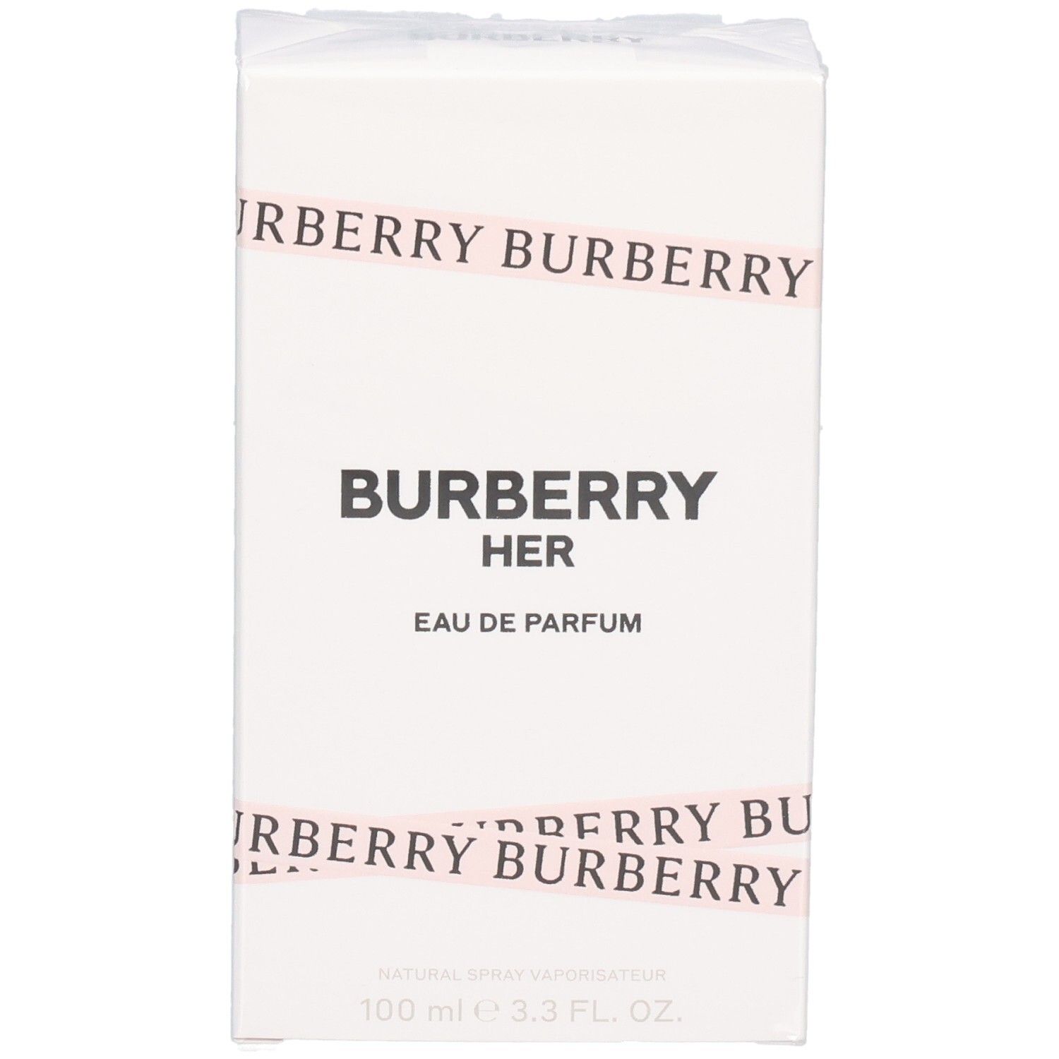 Verpackung von Burberry Her Eau de Parfum, 100 ml.