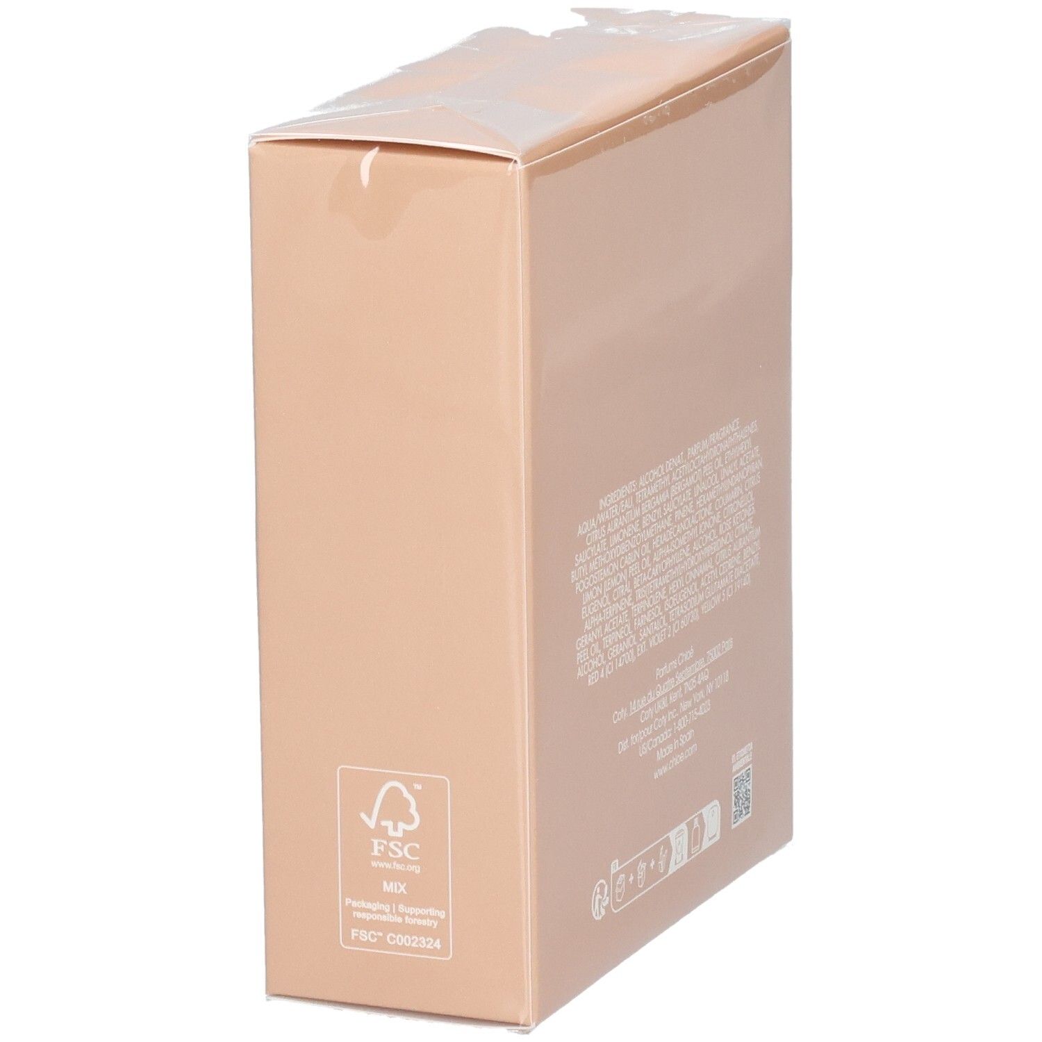 Chloé Nomade Eau de Parfum Spray 75ml Umverpackung mit FSC-Siegel.