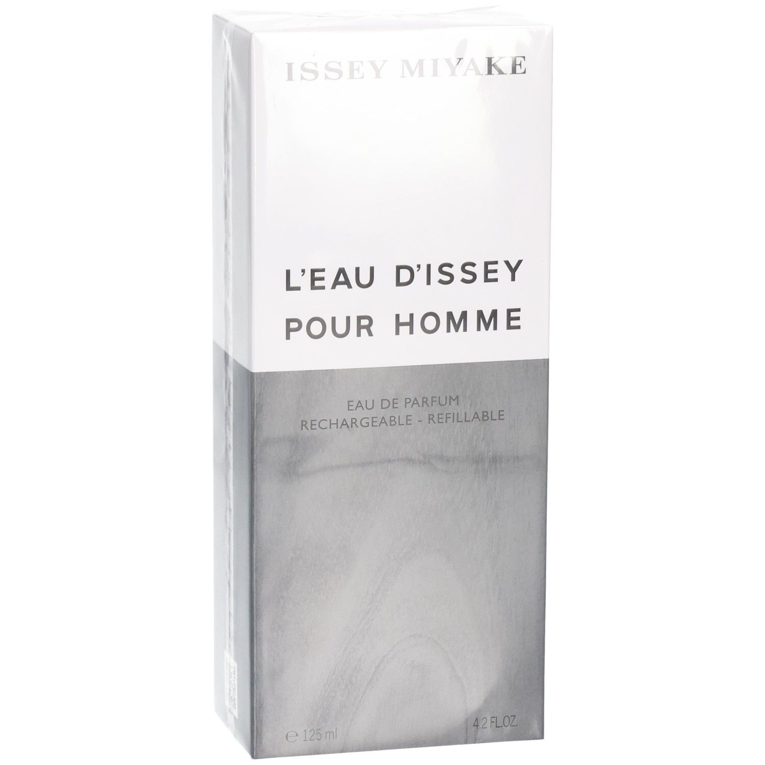 Issey Miyake L'Eau d'Issey Pour Homme Eau de Parfum Geschenkbox, leicht schräg.