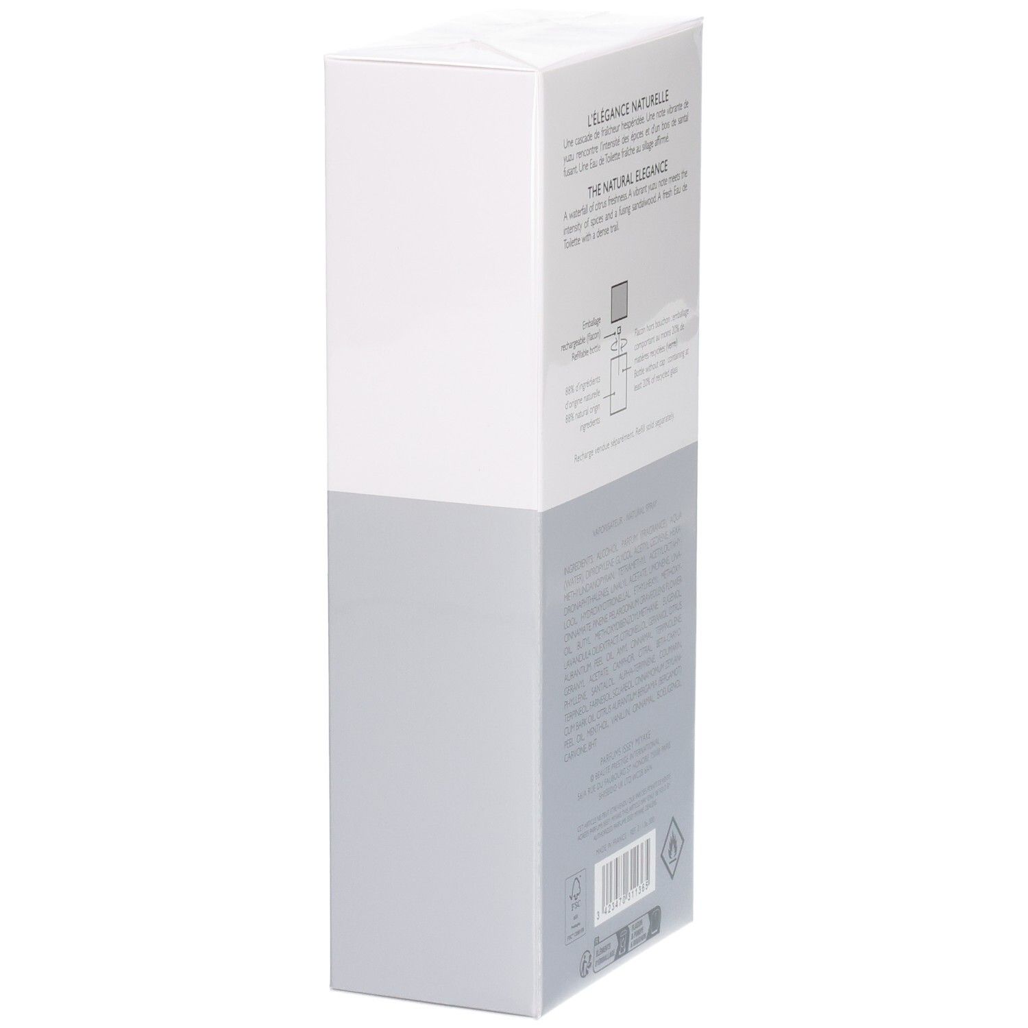Issey Miyake L'eau D'Issey Pour Homme Eau De Toilette Spray 125ml Karton, Seite.