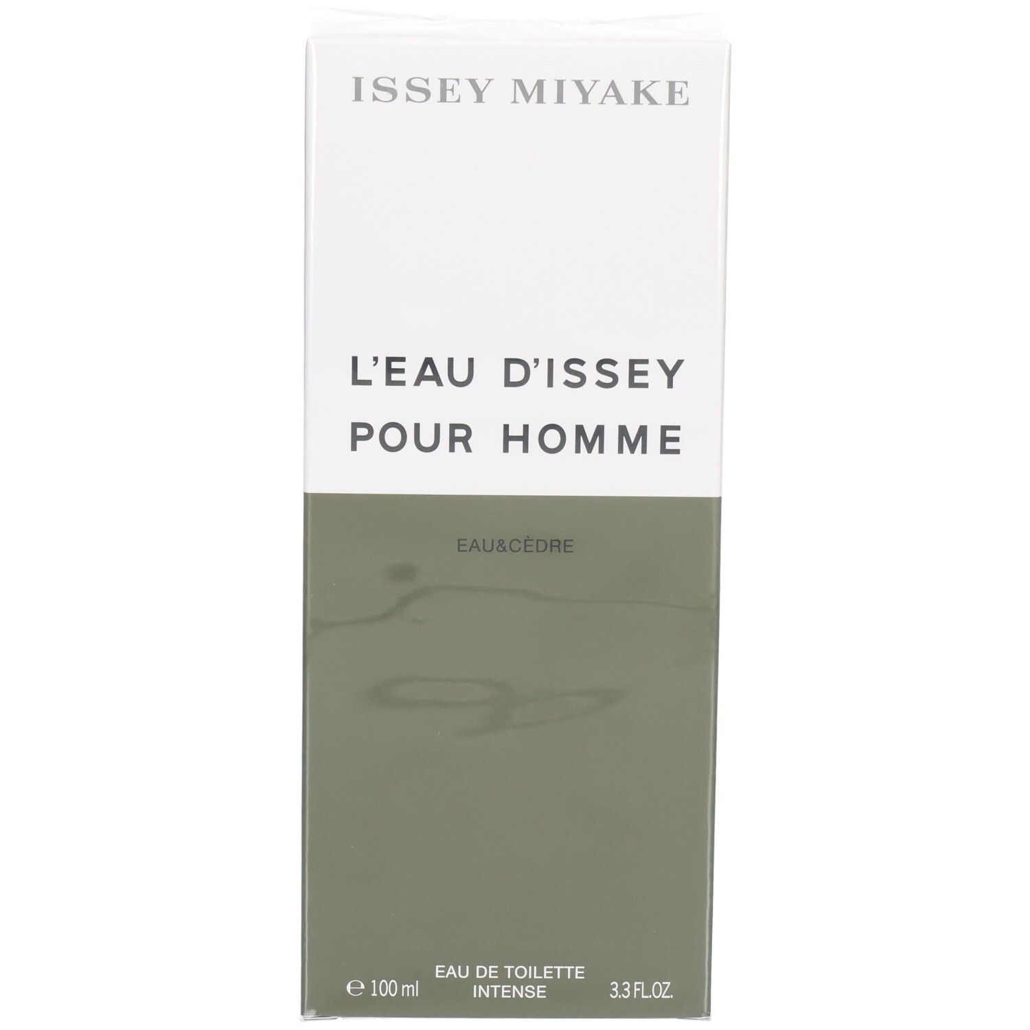 Issey Miyake L'Eau d'Issey Pour Homme Eau & Cèdre Eau de Toilette Kartonverpackung, Vorderseite.