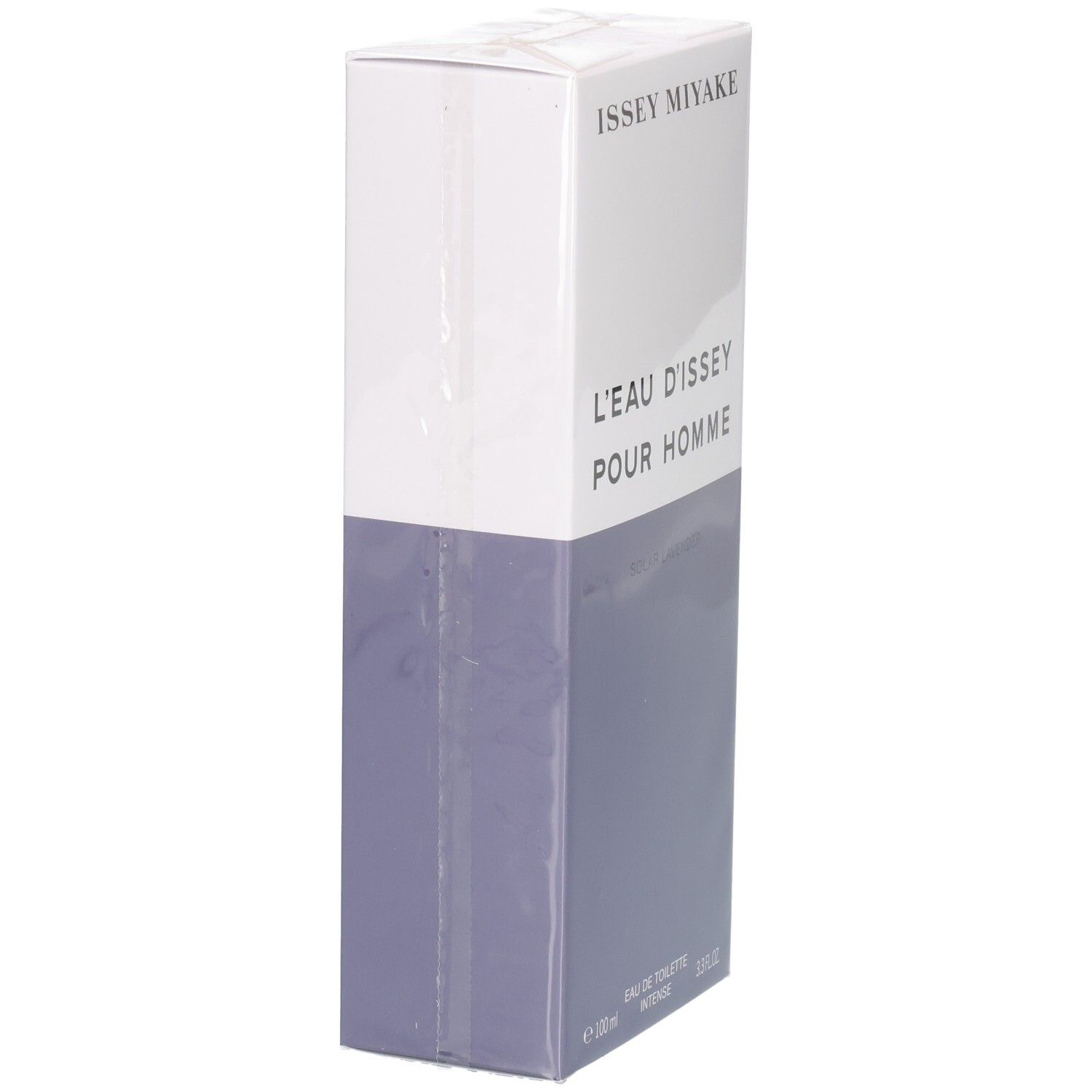 Issey Miyake L'Eau d'Issey pour Homme Solar Lavender Eau de Toilette Intense 100ml Karton, Seite.