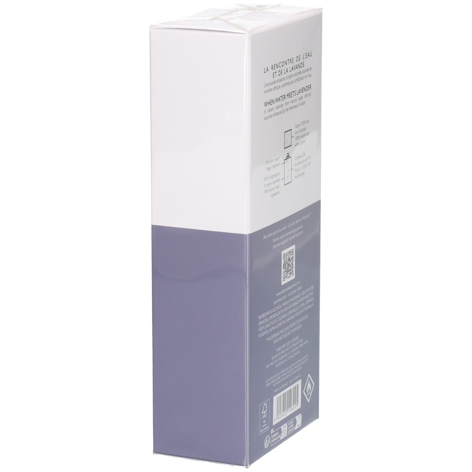 Issey Miyake L'Eau d'Issey pour Homme Solar Lavender Eau de Toilette Intense 100ml Karton, Seite.