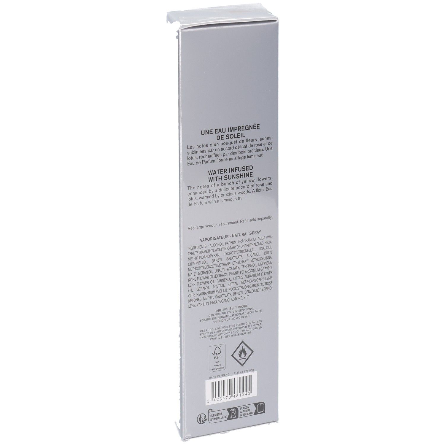 Issey Miyake L'Eau d'Issey Eau de Parfum Nachfüllbarer Zerstäuber.