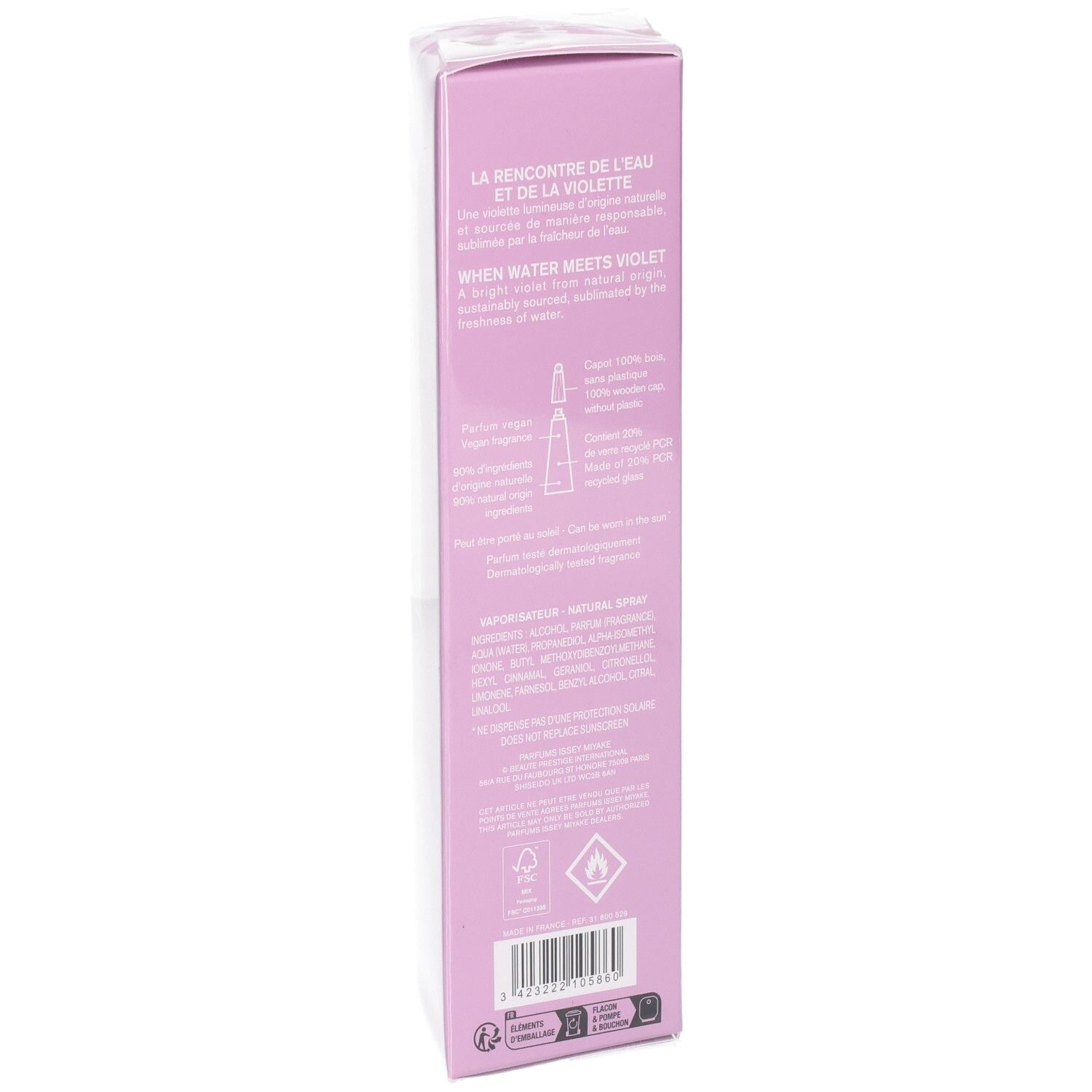 Issey Miyake L'Eau d'Issey Solar Violet Eau de Toilette Intense Verpackung.