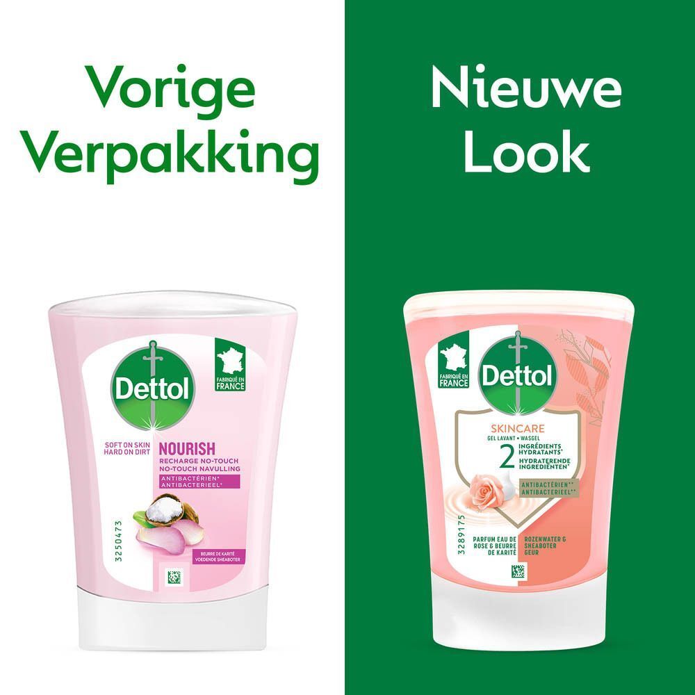 Dettol Nourish No-Touch Navulling Antibacterieel Voedende Sheaboter