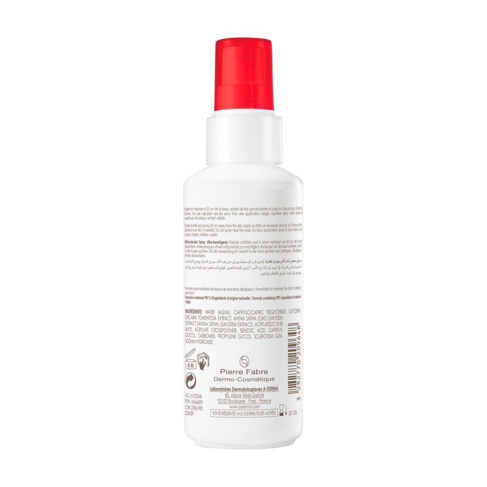 A-Derma Cutalgan Spray Rafraîchissant ultra-calmant | sensations cutanées désagréables