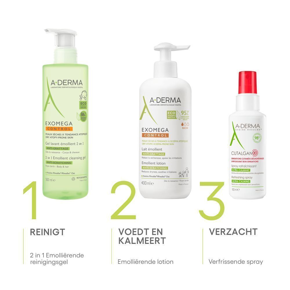 A-Derma Cutalgan Ultrakalmerende Verfrissende Spray | Oncomfortabele huidsensaties
