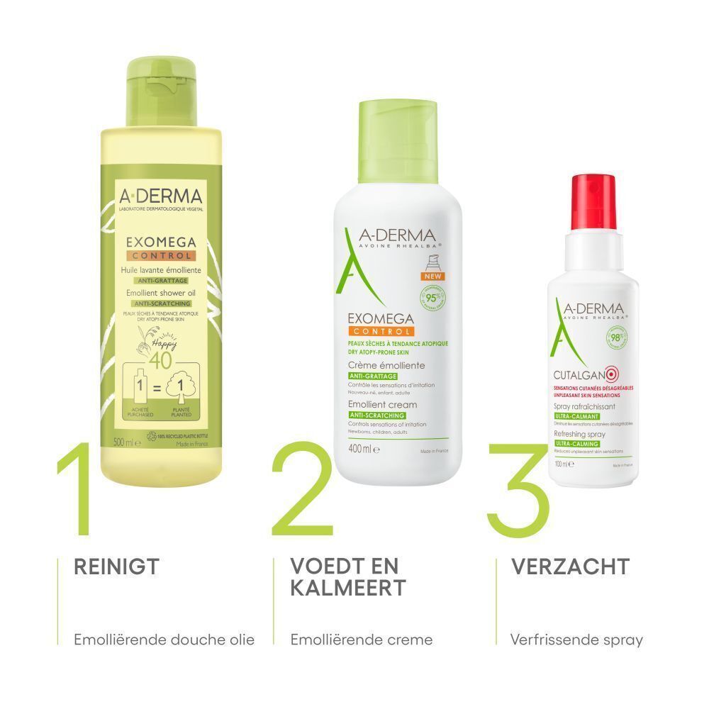A-Derma Cutalgan Ultrakalmerende Verfrissende Spray | Oncomfortabele huidsensaties