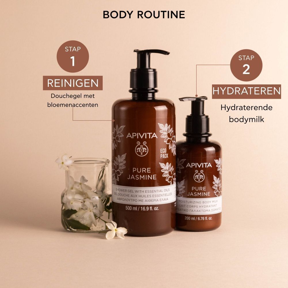 Apivita Pure Jasmine Shower Gel with Essential Oils