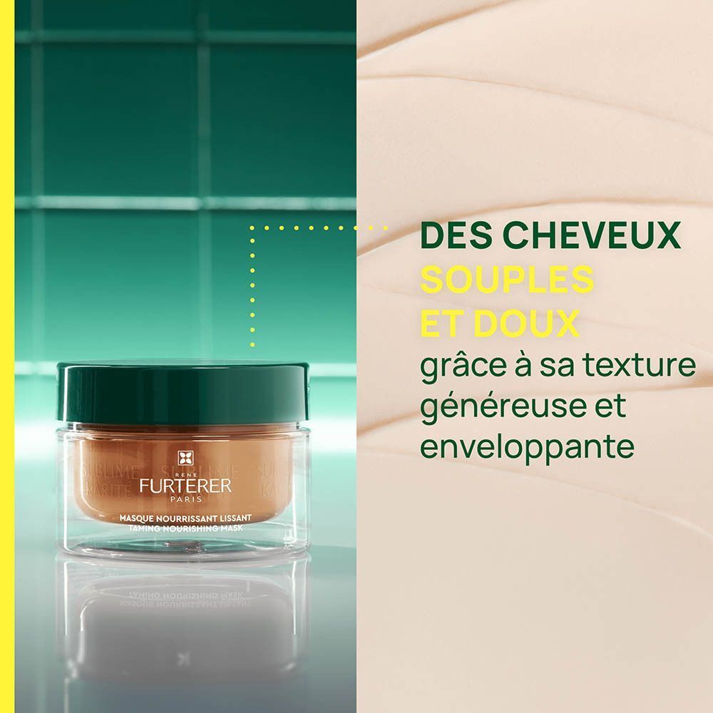 René Furterer Sublime Karité Masque Nourrissant Lissant | Karité & Céramides | Cheveux très secs