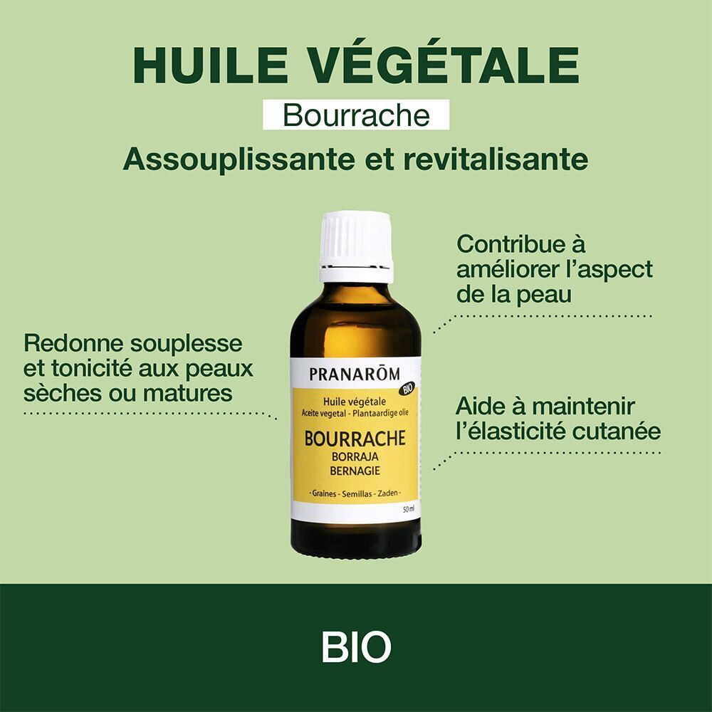 Pranarôm Huile Végétale Bourrache Bio
