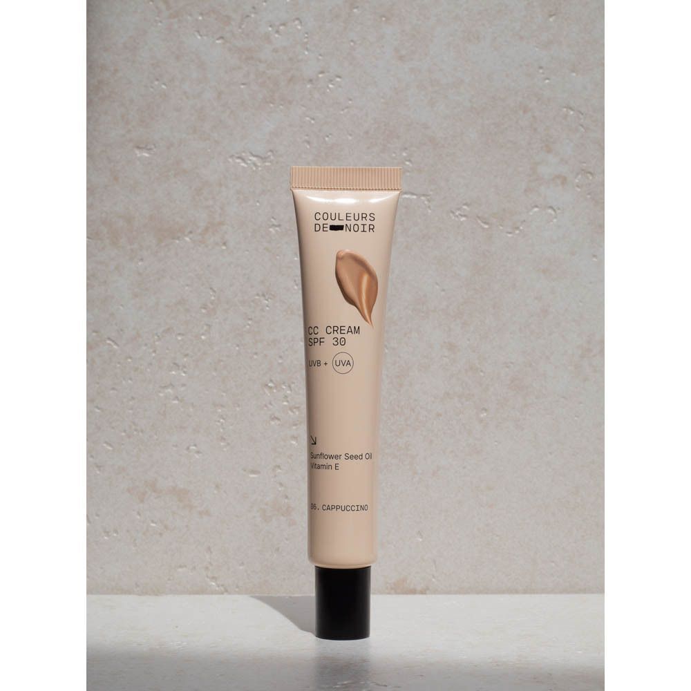 Couleurs de Noir CC CREAM BROAD SPECTRUM SPF30 06 Cappuccino