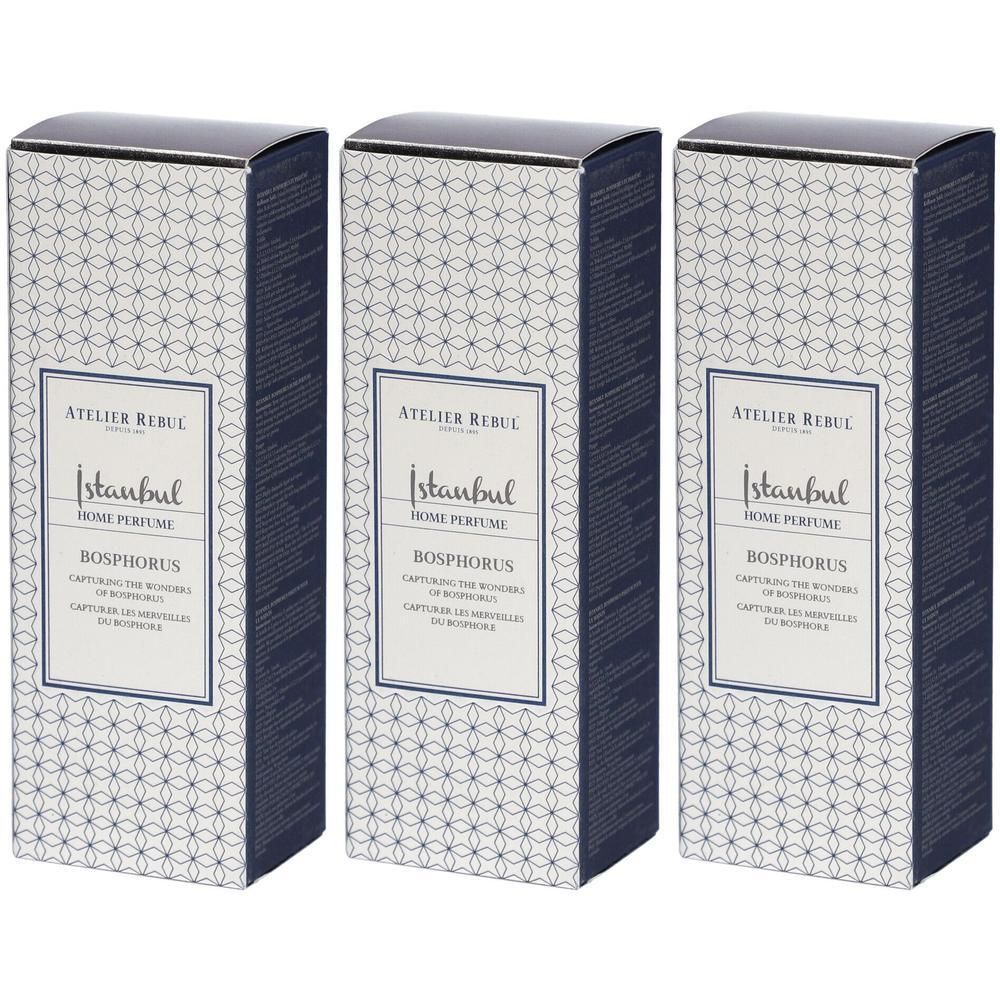 Atelier Rebul Istanbul Bosphorus Huisparfum 125ml x3 3x125 ml Flüssigkeit