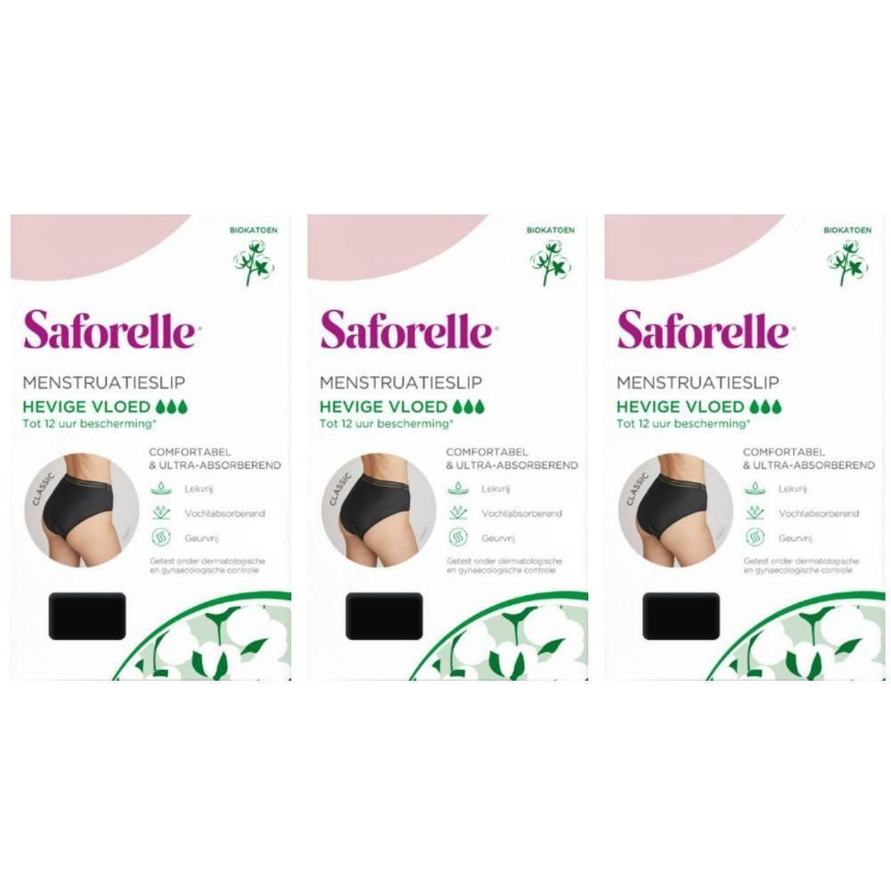 Saforelle Menstruatieslip Hevige Vloed Maat 38
