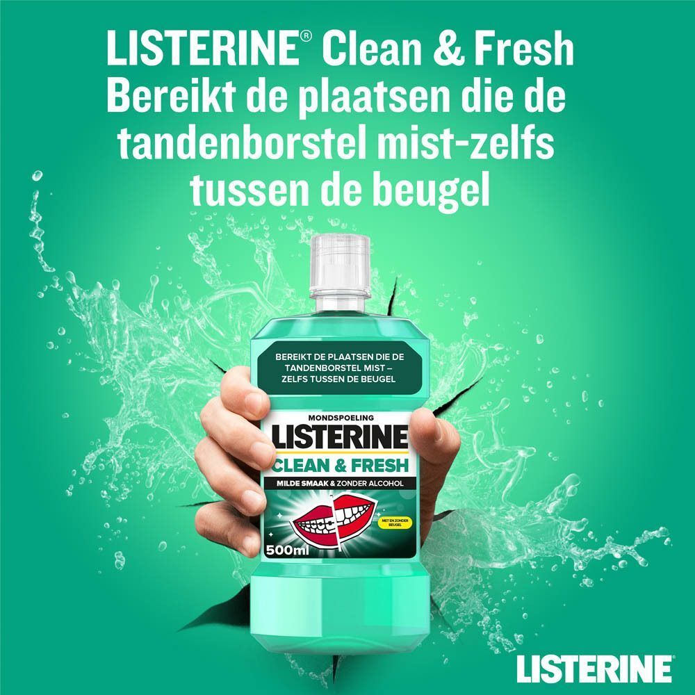 Listerine® Clean & Fresh Zonder Alcohol | Mondwater