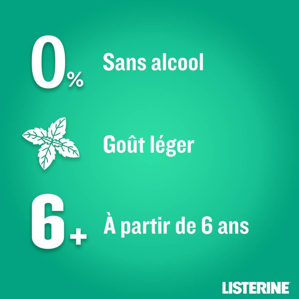 Listerine® Clean & Fresh Sans Alcool | Bain de Bouche