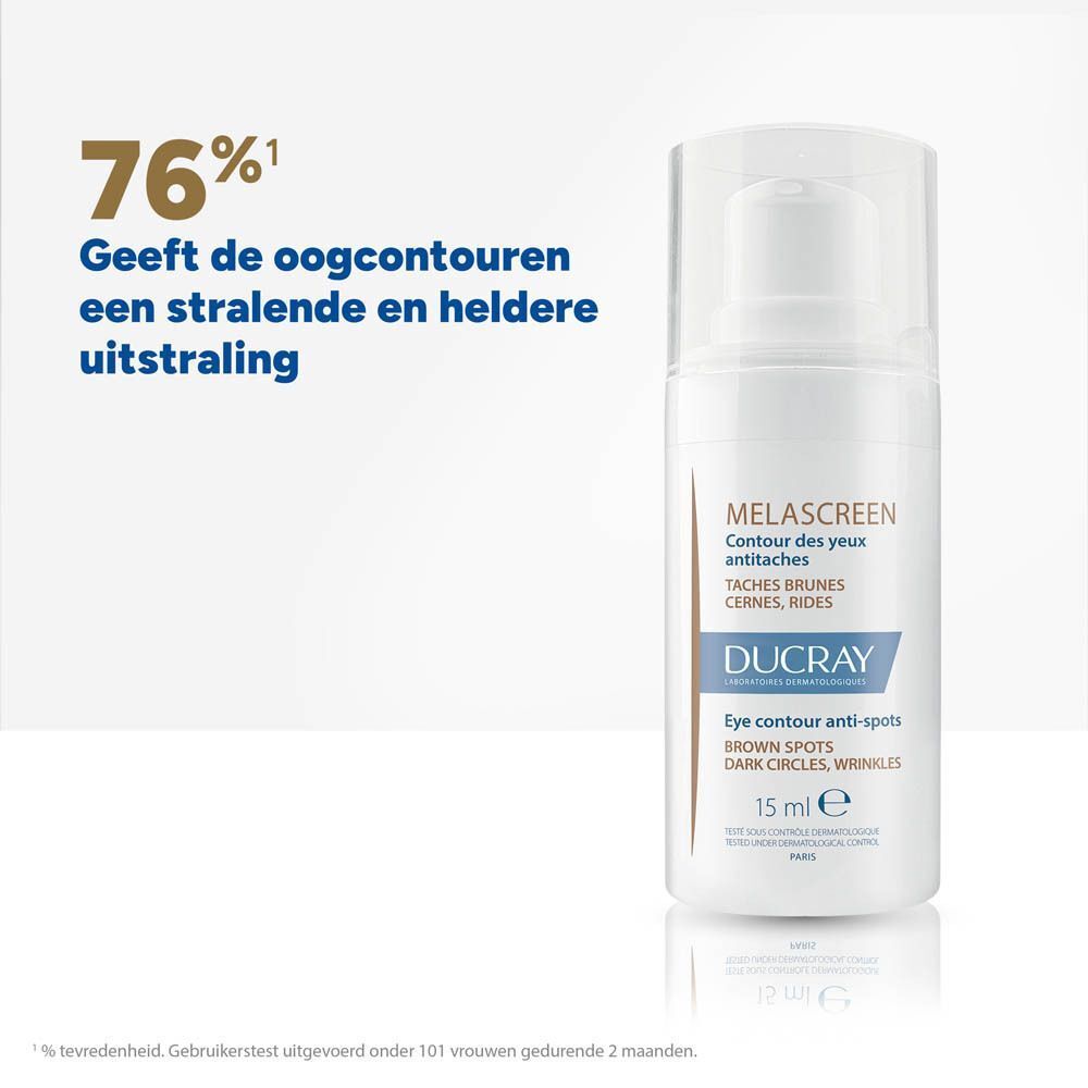 Ducray Melascreen Oogcontour tegen pigmentvlekken | bruine vlekken | donkere kringen | rimpels