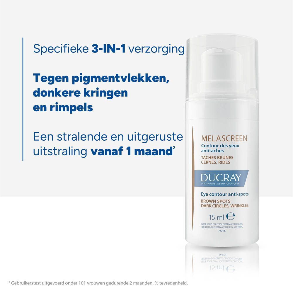 Ducray Melascreen Oogcontour tegen pigmentvlekken | bruine vlekken | donkere kringen | rimpels