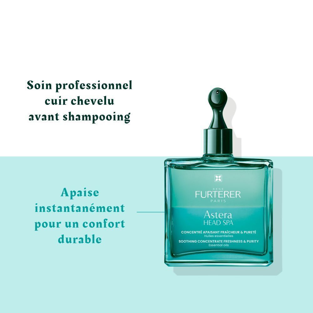 René Furterer Head Spa Astera | Concentré Apaisant fraîcheur & pureté | huiles essentielles